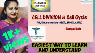 Cell division amp cell cycle class 11 NCERT by Bhargavi kola [upl. by Laughlin]