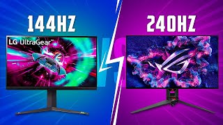 144Hz Vs 240Hz Gaming  Which Refresh Rate is Better [upl. by Acinnad]