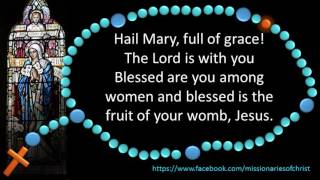 The Holy Rosary  Sorrowful Mysteries pray along video [upl. by Kral]