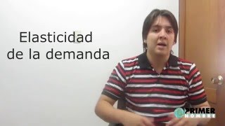 Elasticidad de la demanda y la oferta [upl. by Marduk677]