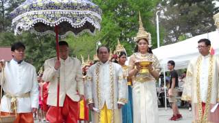 Cambodian New Year 2014 Wat Khmer Georgia Temple [upl. by Downes]