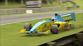 20090719 Henry Surtees FIA Formula 2 at Brands Hatch Crash Extended English Commentary [upl. by Clarhe]