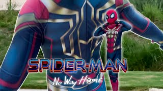 Becoming Spiderman Integrated suit Spiderman NO WAY HOME New Spiderman integrated suit [upl. by Craw]