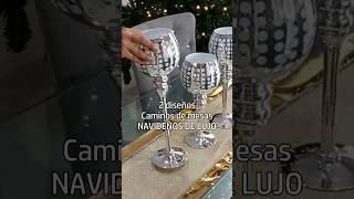 2 FORMAS ELEGANTÍSIMAS PARA HACER CAMINOS DE MESA NAVIDEÑOS🎄 trending [upl. by Ymmat211]