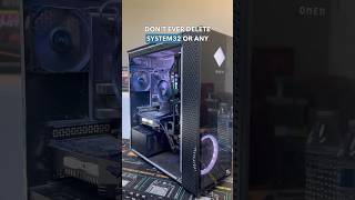 SYSTEM32 DELETED pcrepair computerrepair gamingpc pc [upl. by Ranger123]