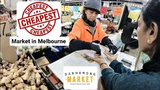 Cheapest Market in Melbourne  Dandenong Market [upl. by Haidabej]