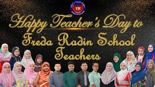 Happy Teachers Day greetings from Freda Radin School pupils [upl. by Mabel]