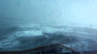 HOLLAND AMERICA MS VEENDAM CRUISE SHIP IN STORM121210 [upl. by Kubiak223]