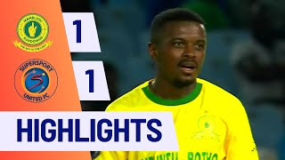 Mamelodi Sundowns vs Supersport United  Dstv premiership highlights [upl. by Naid]