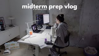 a chaotic amp productive study vlog preparing for midterms [upl. by Fatma]