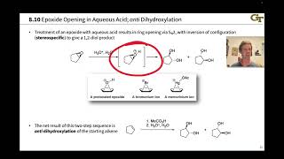 Electrophilic Epoxidation of Alkenes anti and syn Dihydroxylations [upl. by Namrac]