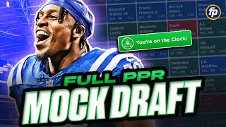 ITS MOCK DRAFT SEASON ⎮ Full PPR Mock Draft 2024 Fantasy Football [upl. by Reynolds]