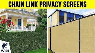 10 Best Chain Link Privacy Screens 2019 [upl. by Bev638]