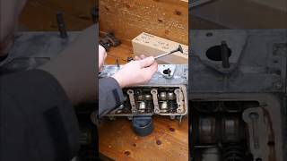 Removing Engine Valves shorts repair mechanic [upl. by Scottie473]