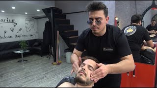 Perfect Relaxing Massage ASMR head massage ASMR face massage [upl. by Josy878]