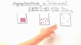 Aggregatzustände erklärt am Teilchenmodell  Chemie  Allgemeine und anorganische Chemie [upl. by Oneil]