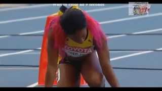 ShellyAnn FraserPryce World Championships Moscow women 200m [upl. by Sirk]