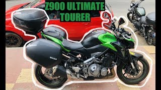 THE ULTIMATE KAWASAKI Z900 FOR TOURING  BENGALURU BIKER  VINOIRONMAN [upl. by Radu]