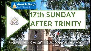 22nd Sept 2024 930am 17th after Trinity Parish Eucharist at Great St Marys Sawbridgeworth [upl. by Ettenej652]