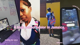 A realistic day of a high school senior in Jamaica school vlog very busy daybeing productive [upl. by Maxama842]