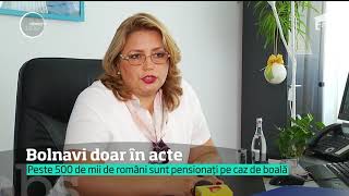 Controale aspre şi fără precedent în cazul pensionaţilor pe caz de boală [upl. by Ravi]