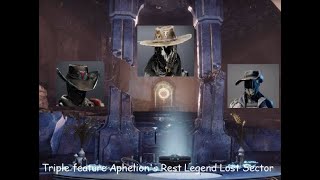 Aphelions Rest Legend Lost Sector all classes in Under 150 [upl. by Polly709]