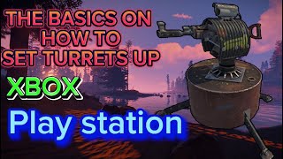 HOW TO SET UP TURRETS THE BASICS RUST CONSOLE [upl. by Eimot]