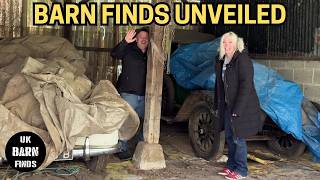 Barn Find Extraction  Two Rare Classic Cars See Daylight For The First Time In Decades [upl. by Tess]