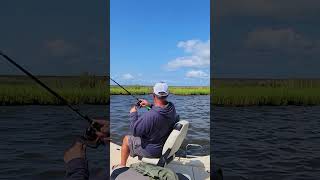 Pamlico Sound Back to Back Drum ACTION fishing basslake flounder pamlicoriver redfish [upl. by Nailuj105]