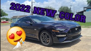 Taking Delivery of My 2022 Mustang Mischievous Purple [upl. by Zerimar779]