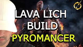 OUTRIDERS PYROMANCER LAVA LICH BUILD  SOLO APOC TIER 21 EYE OF THE STORM pyromancer [upl. by Irbmac]