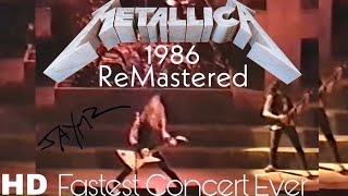 HD Metallica 1986 Live Toronto  The Fastest Metallica Concert Ever  James Hetfield Full Power [upl. by Oinotna363]