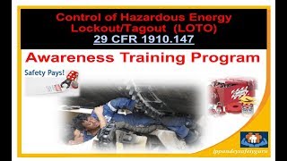 Lockout Tagout LOTO  Full Awareness Training Program in Hindi jppandeysafetyguru [upl. by Katine]