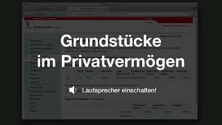 Steuererklärung – Grundstücke im Privatvermögen [upl. by Lukas]