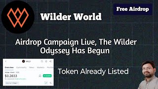 Wilder World Free Airdrop Campaign  Token Already Listed [upl. by Marlyn]