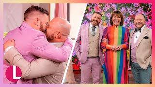 Luke and Gavin Say ‘I Do’ in Lorraines Gay Wedding  Lorraine [upl. by Sudnac]