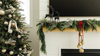 Foolproof Christmas Mantelpiece 5 steps to get the designer holiday look [upl. by Constanta]