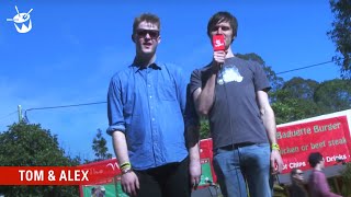 Tom amp Alex tour of the campsite at Splendour In The Grass 2011 [upl. by Machutte]