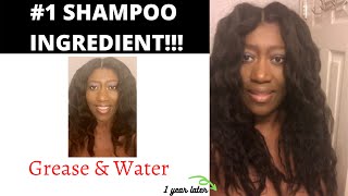 1 SHAMPOO INGREDIENT Grow LONG HEALTHY BEAUTIFUL Natural Hair  Only Grease amp Water [upl. by Merth]