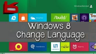 Windows 8 How to Change Language [upl. by Iren]