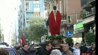 TG 020410 Bari la processione dei misteri del Venerdì Santo [upl. by Betthezel]