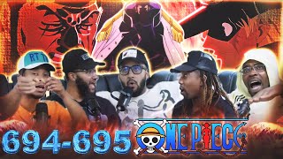 SABO VS FUJITORA One Piece Ep 694695 Reaction [upl. by Haral]