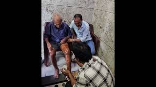 knee fracture part 2 Amanullah bone setters best treatment here 👌 full famous in Mysore [upl. by Harbour]