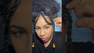 Trying pinterest hairstyles afro afrohair curly [upl. by Ahsytal764]