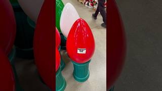 GIANT CHRISTMAS LIGHTS christmas christmasdecor homedepot holidaywithyoutube [upl. by Tennies296]