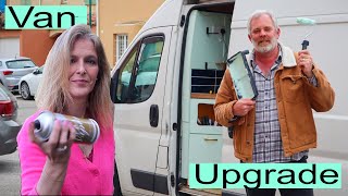 Upgrading our van after 3 years of full time vanlife Featuring ameinavan [upl. by Carma684]