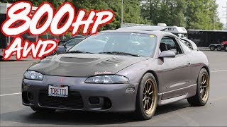 800HP Eclipse GSX AWD “Torettoquot  The Cleanest GSX we’ve seen [upl. by Peh]