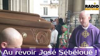 Un dernier au revoir à José Sébéloué par ses fans amies et sa famille à Paris [upl. by Elianora]