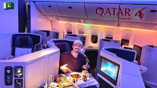 WORLDS BEST BUSINESS CLASS Review  Qatar Airways [upl. by Ekalb36]