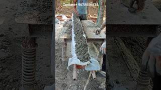 readymade cement pole making process shorts viral video [upl. by Coumas200]